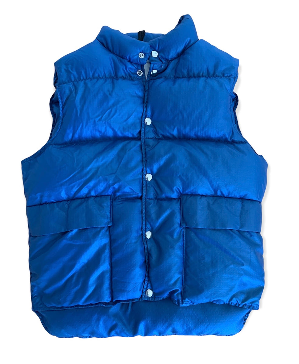 L.L. Bean Blue Vintage Down Vest, M – Second Serve Resale