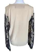Load image into Gallery viewer, Zhor &amp; Nema Vintage Lace Sweater, M/L
