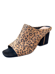 Via Spiga Leopard Hennie Block Heel Sandals, 40