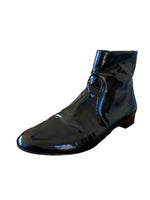 Load image into Gallery viewer, Prada Black Patent Leather Rain Boots, 40.5
