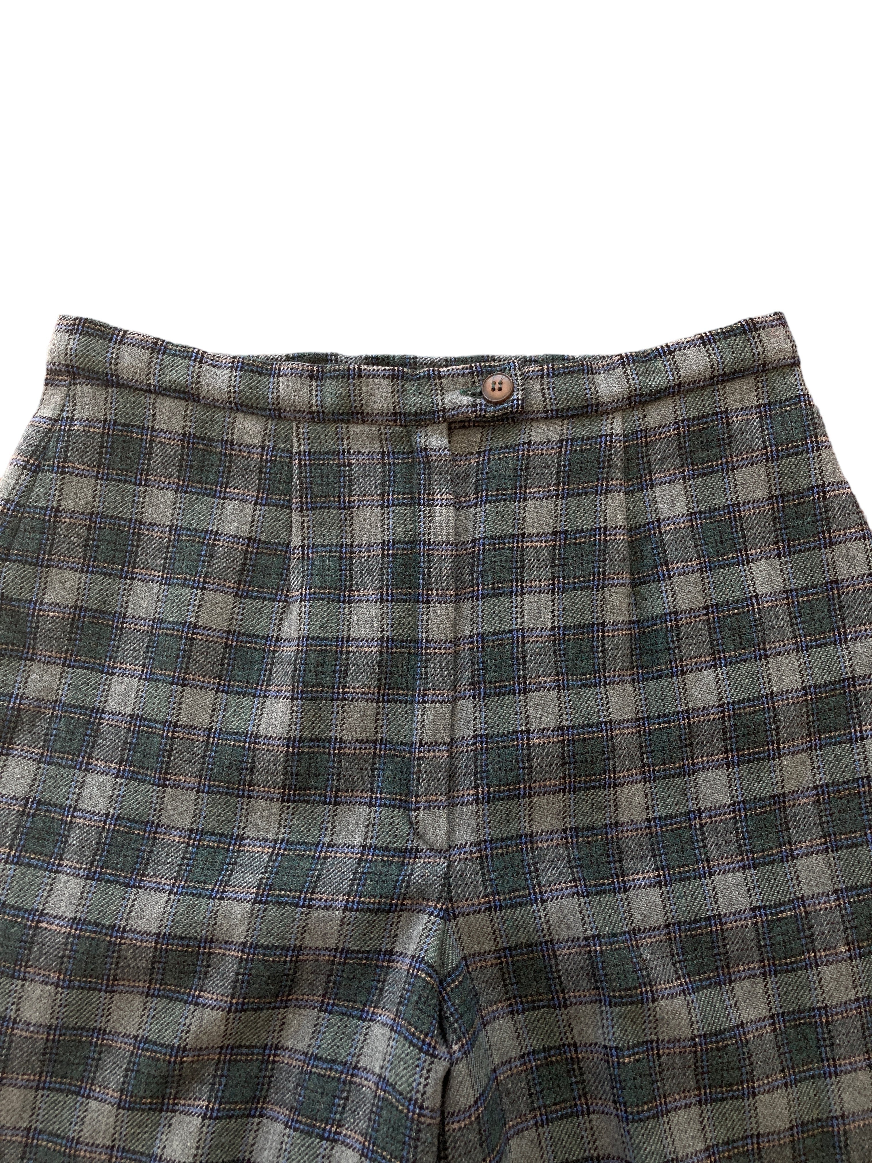 Pendleton Plaid Wool Lined Pants, S