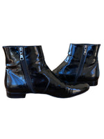 Load image into Gallery viewer, Prada Black Patent Leather Rain Boots, 40.5
