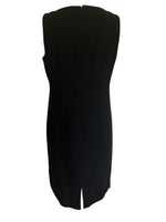 Load image into Gallery viewer, Teri Jon Black Party Dress with Rhinestone Detail, 10
