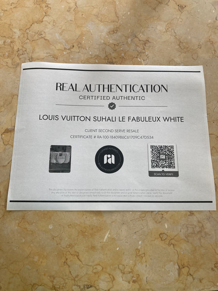 Louis Vuitton Winter White Suhali Le Fabuleaux Blanc Authenticated Han –  Second Serve