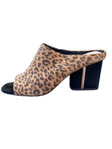 Via Spiga Leopard Hennie Block Heel Sandals, 40