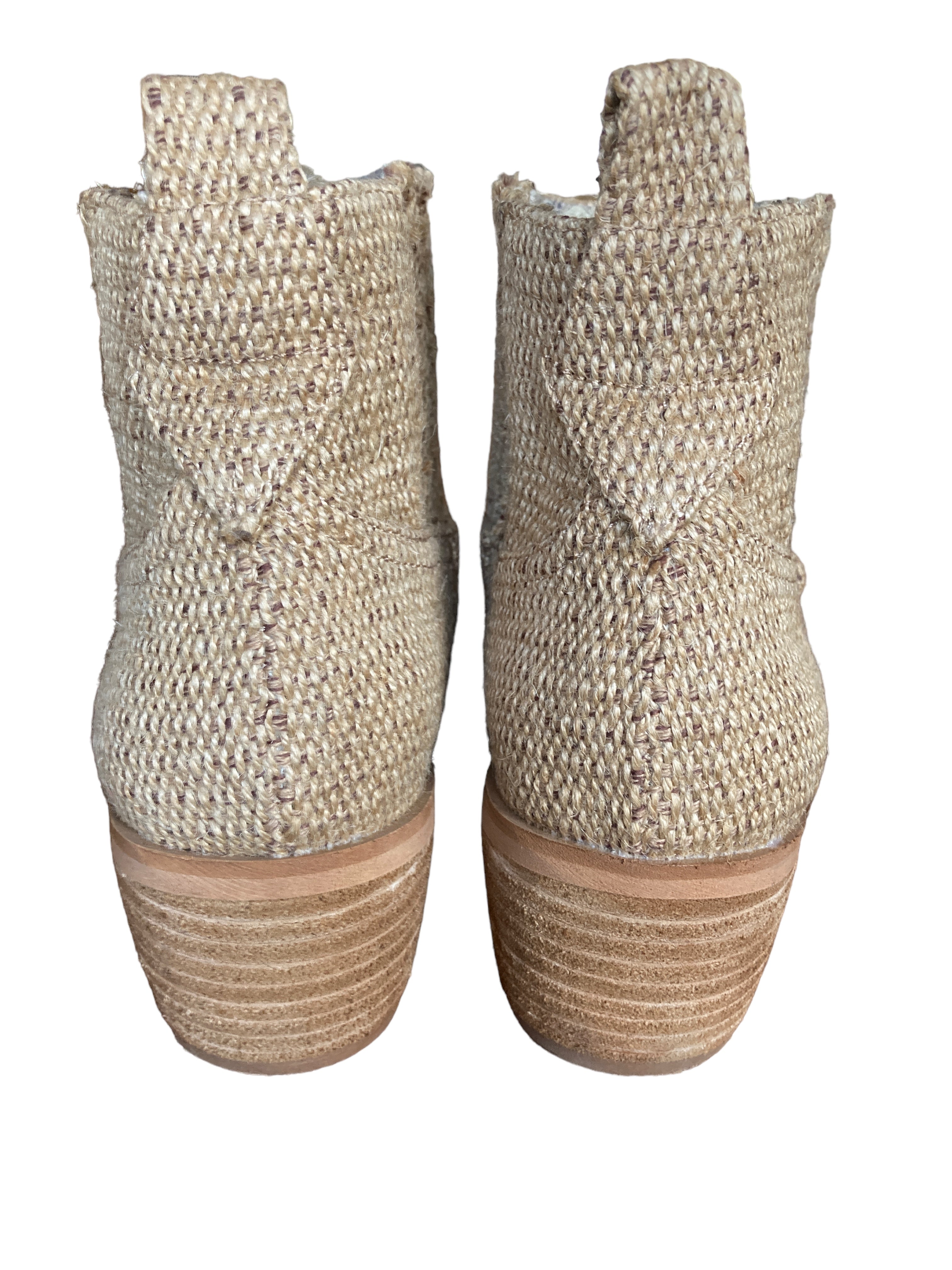 Band of Gypsies "Borderline" Canvas Booties, 6.5