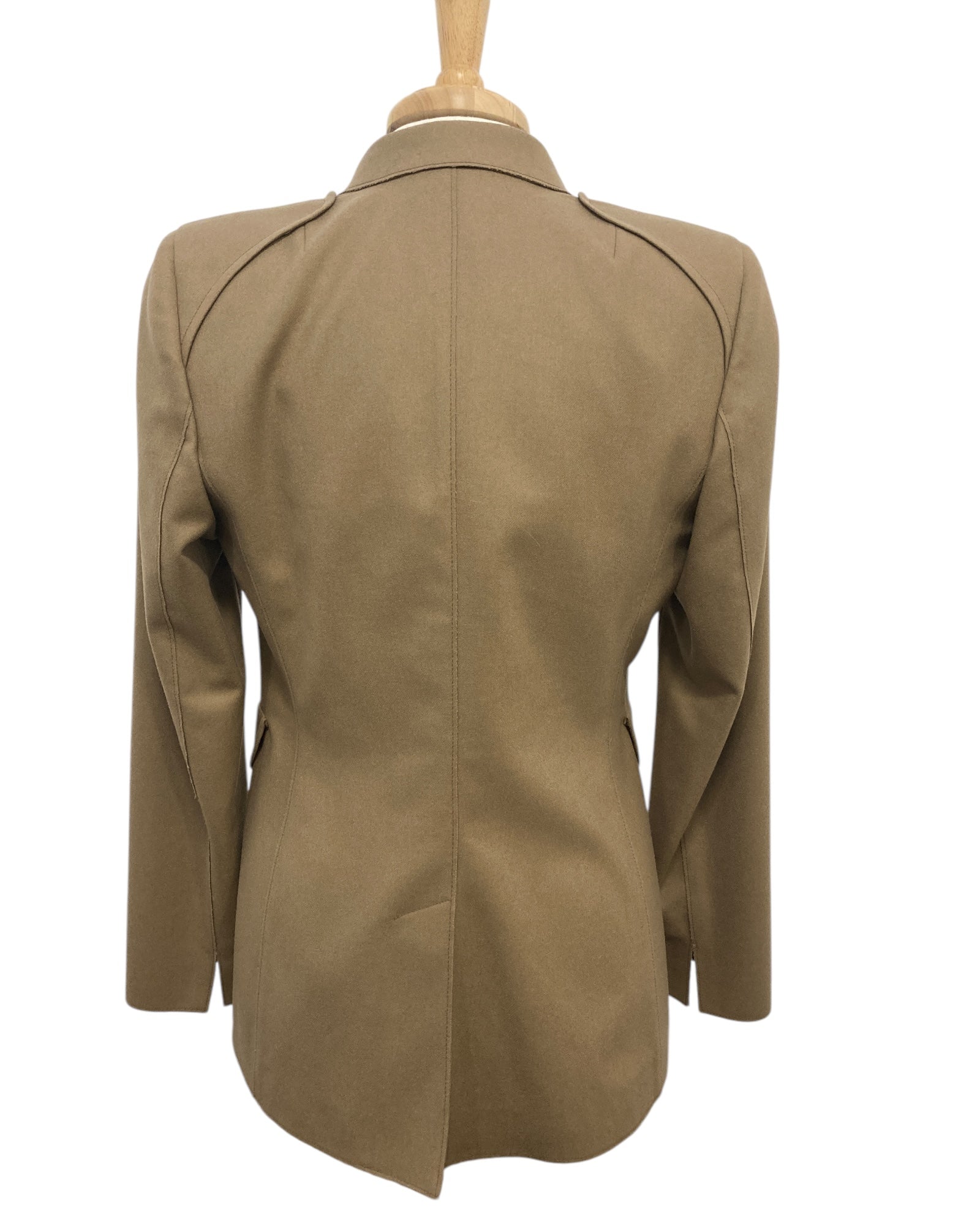 Akris Punto Camel Wool Blazer, 8