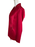 Load image into Gallery viewer, St. John Red Top with Rhinestone Detail, P
