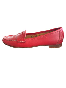 Ferragamo Red Calf Loafers, 7
