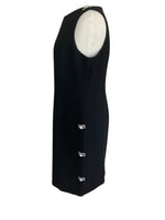 Load image into Gallery viewer, Teri Jon Black Party Dress with Rhinestone Detail, 10
