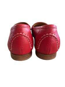 Ferragamo Red Calf Loafers, 7