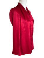 Load image into Gallery viewer, St. John Red Top with Rhinestone Detail, P
