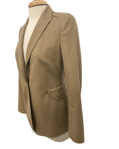 Akris Punto Camel Wool Blazer, 8