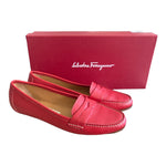 Load image into Gallery viewer, Ferragamo Red Calf Loafers, 7
