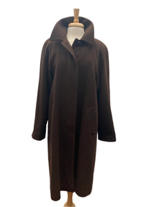 Dorothy Williams Vintage Chocolate Brown Camel Hair Coat, 10