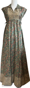 Vintage Dano Liberty House Cap Sleeve Floral Dress, XS/S