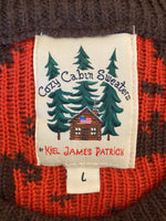 Load image into Gallery viewer, Kiel James Patrick Cozy Cabin Halloween Sweater, L
