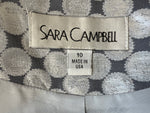 Load image into Gallery viewer, Sara Campbell Light Grey Coat with Jewel Detail, 10
