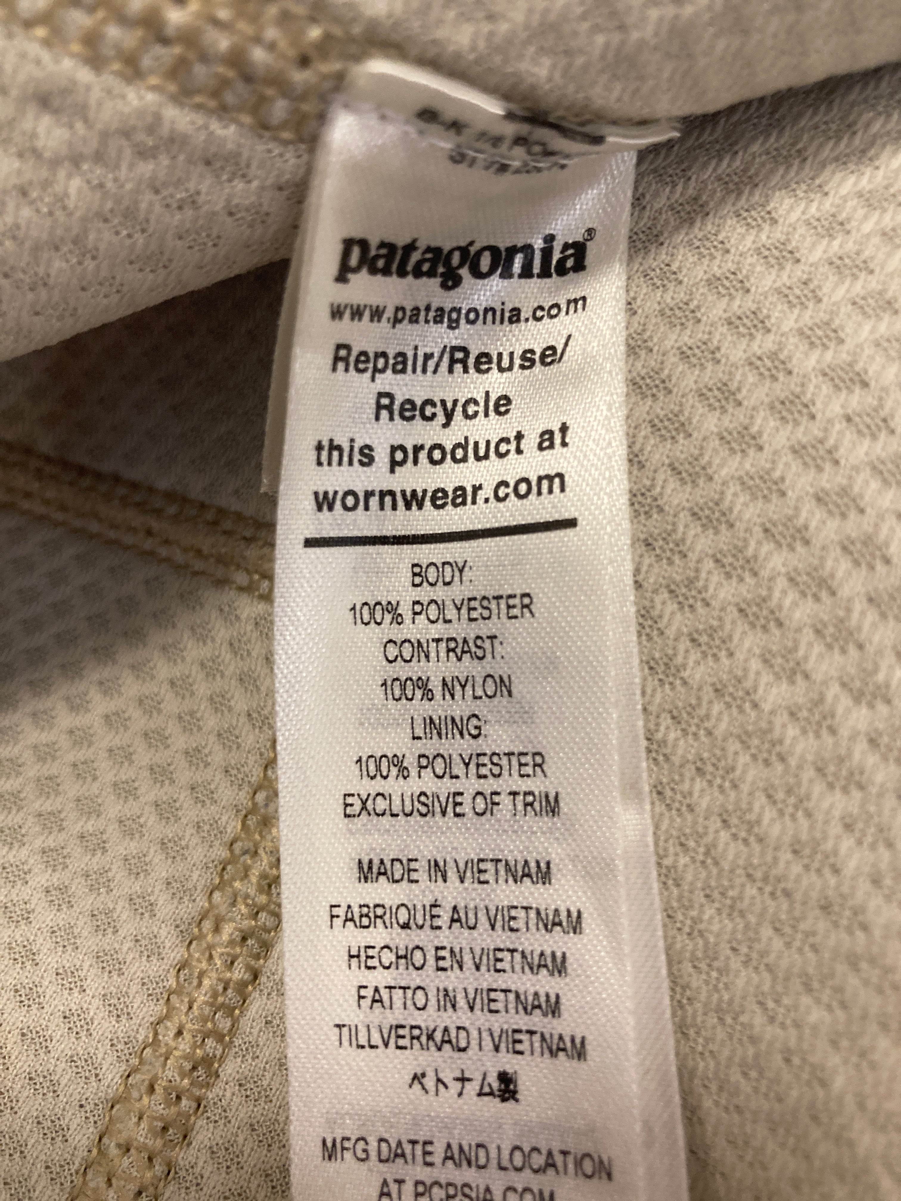 Patagonia Natural Fleece Jacket, S