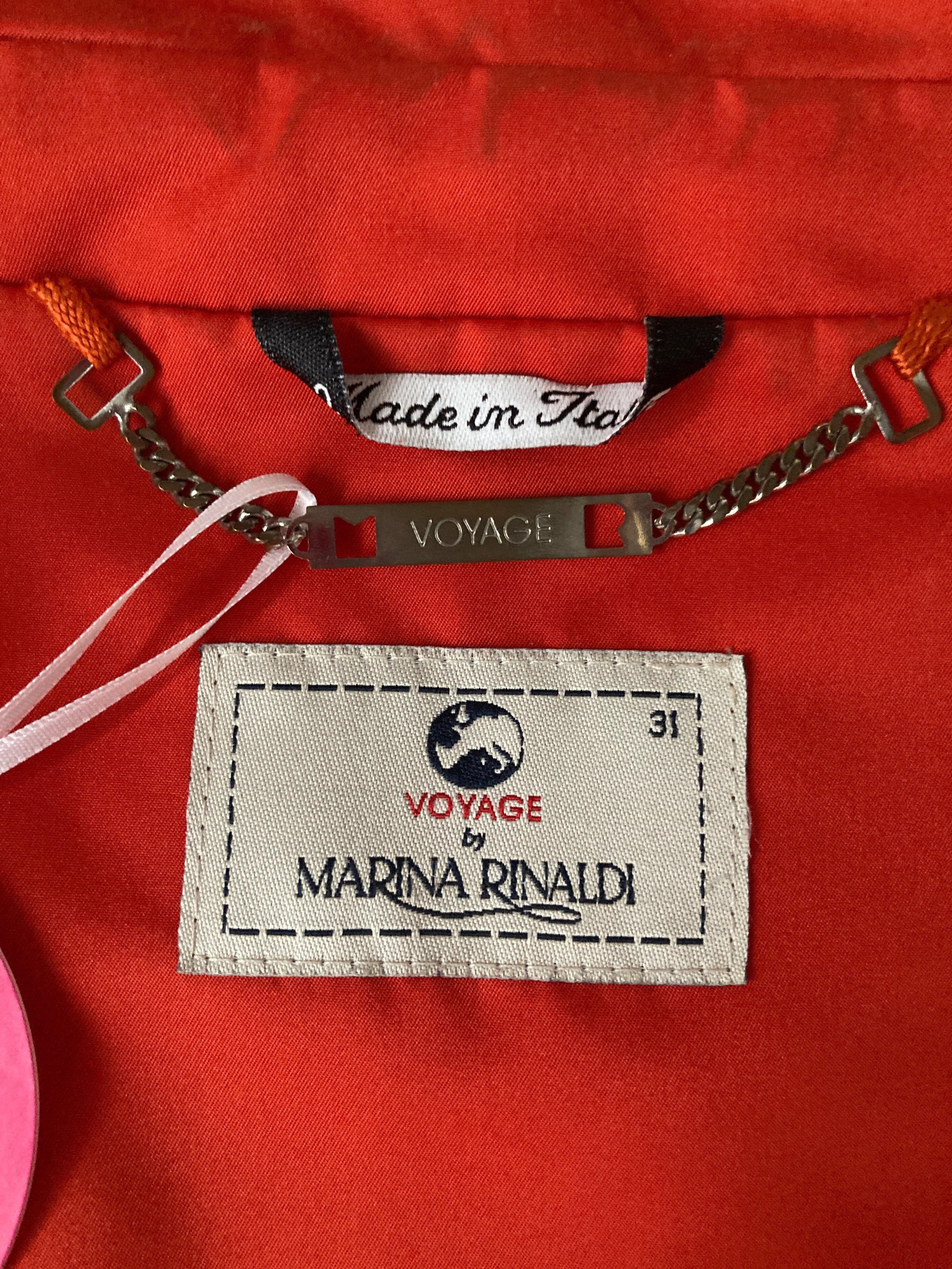 Voyage by Marina Rinadli Orange Jacket, (US 22)