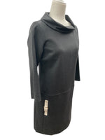 Load image into Gallery viewer, Worth Grey Dress with Circle Collar and Pockets, 4
