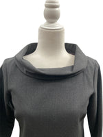 Load image into Gallery viewer, Worth Grey Dress with Circle Collar and Pockets, 4
