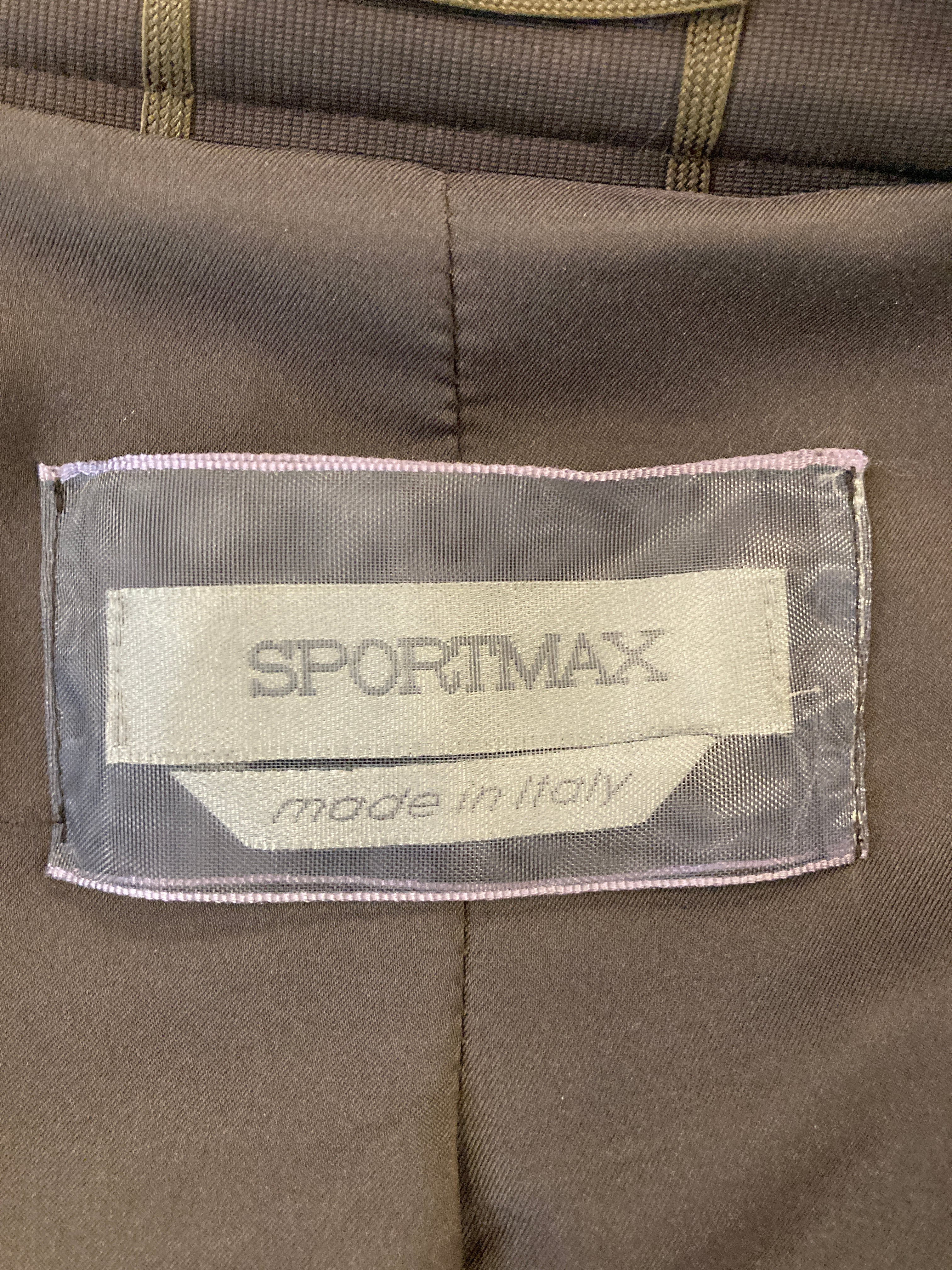 Sportmax Brown Tailored Blazer, 2