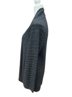 Load image into Gallery viewer, Worth Charcoal Wool Open Cardigan, P
