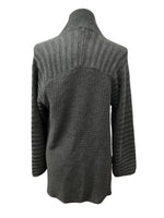 Load image into Gallery viewer, Worth Charcoal Wool Open Cardigan, P
