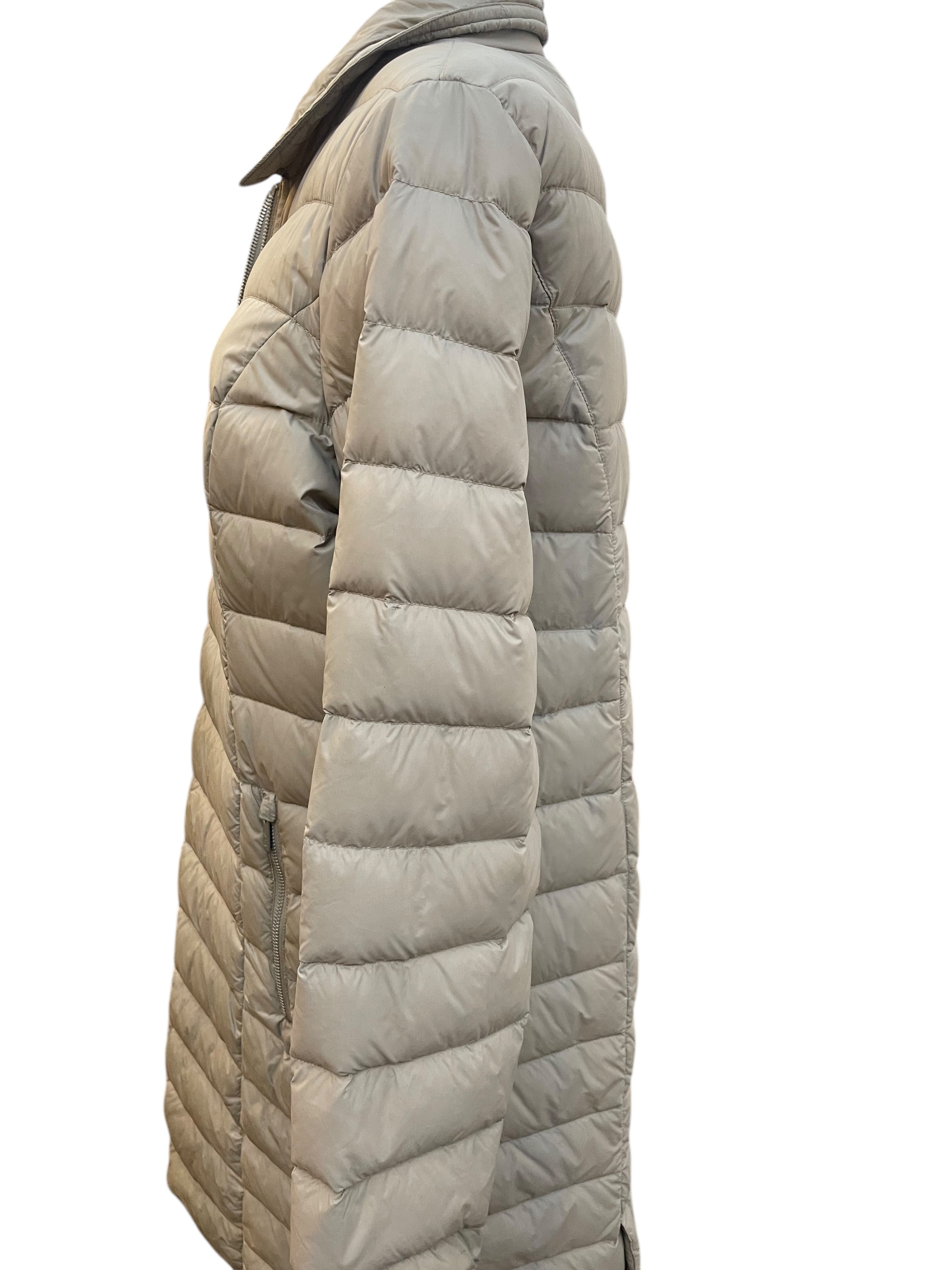 Ilse Jacobsen Grey/Taupe Long Puffer Coat, M