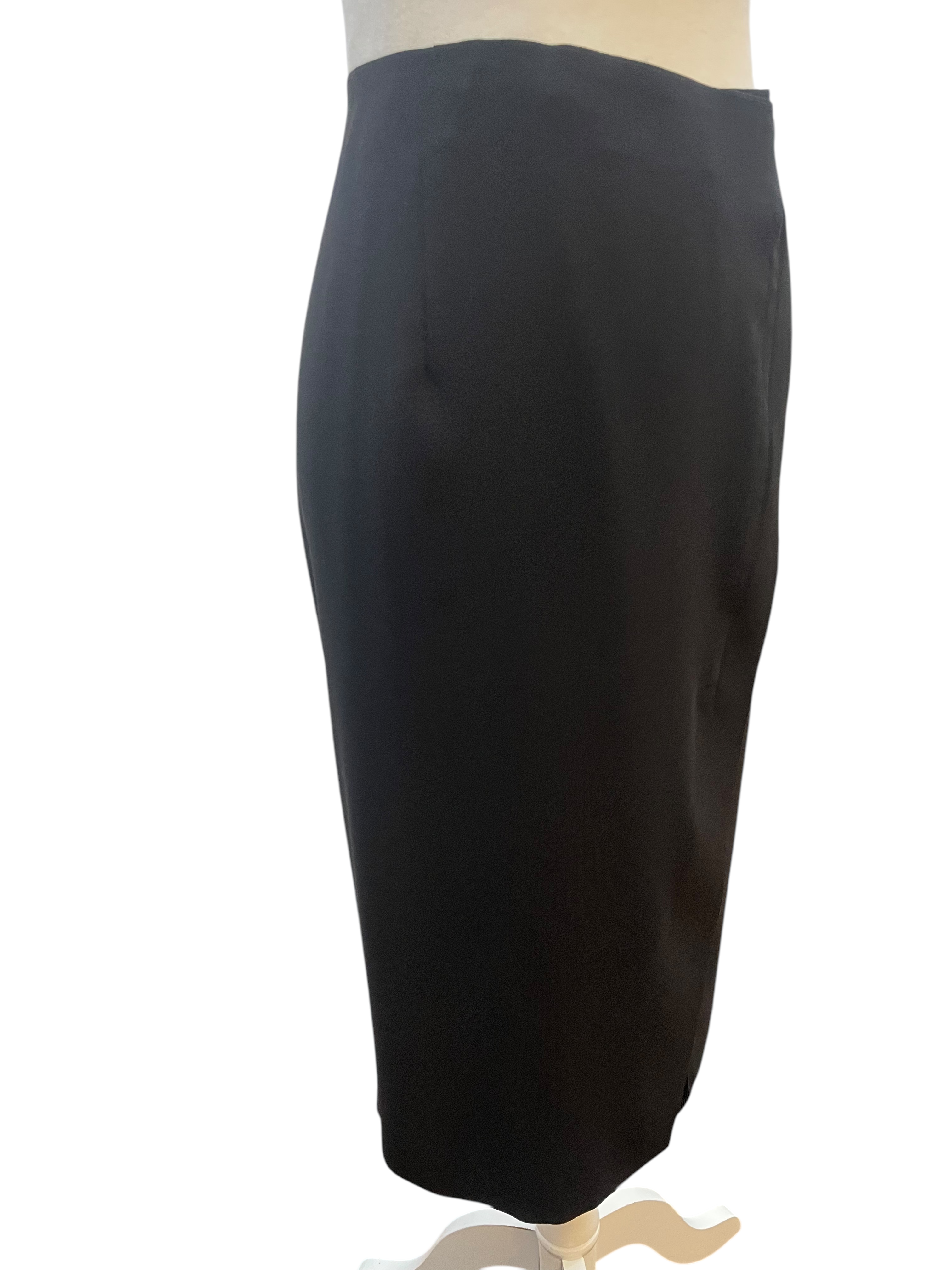 Vince Black Wrap Skirt, 4