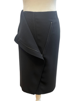 Load image into Gallery viewer, Vince Black Wrap Skirt, 4
