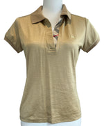 Load image into Gallery viewer, Burberry Gold Polo Shirt, M
