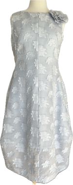 Load image into Gallery viewer, Sara Campbell Light Blue Dress with Flower Detail, 10
