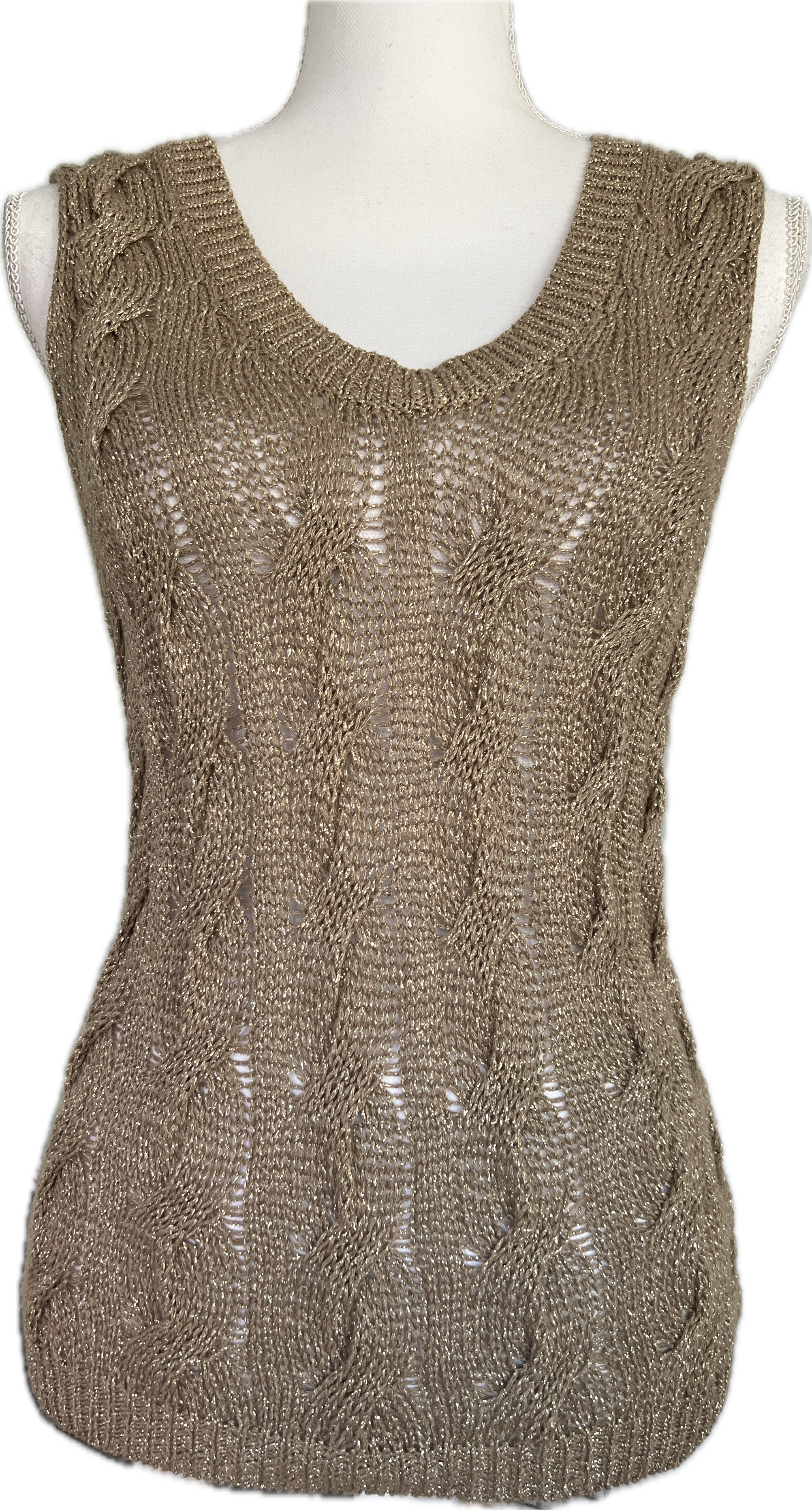 Max Mara Weekend Cable Knit Vest, S