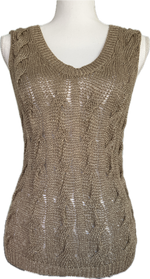 Load image into Gallery viewer, Max Mara Weekend Cable Knit Vest, S
