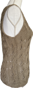 Max Mara Weekend Cable Knit Vest, S