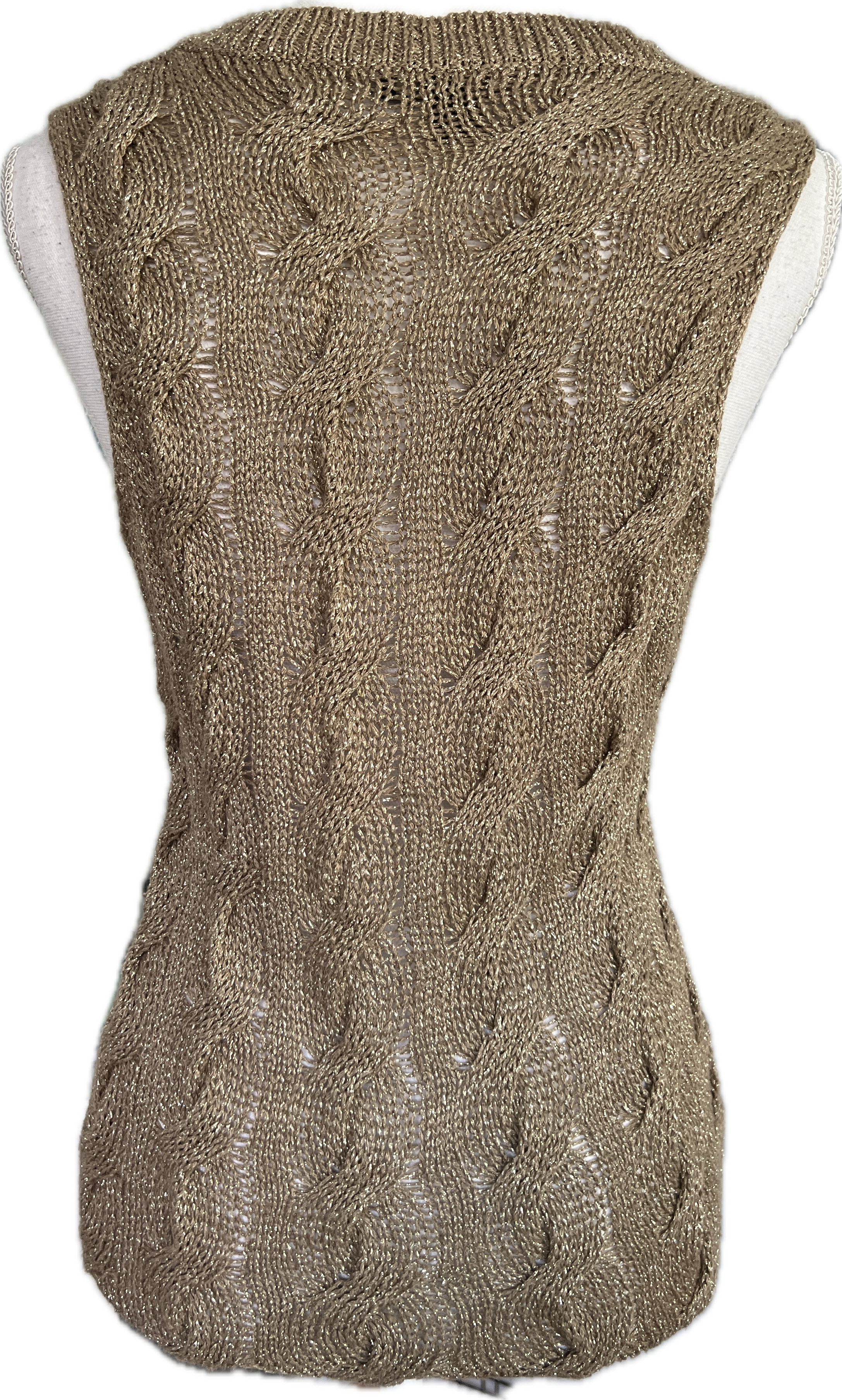 Max Mara Weekend Cable Knit Vest, S