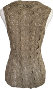 Max Mara Weekend Cable Knit Vest, S