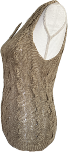 Max Mara Weekend Cable Knit Vest, S