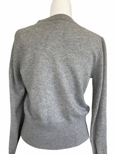 J. Crew Grey Cashmere Sweater, M