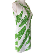 Load image into Gallery viewer, Milly Green and White Shift Dress, 10

