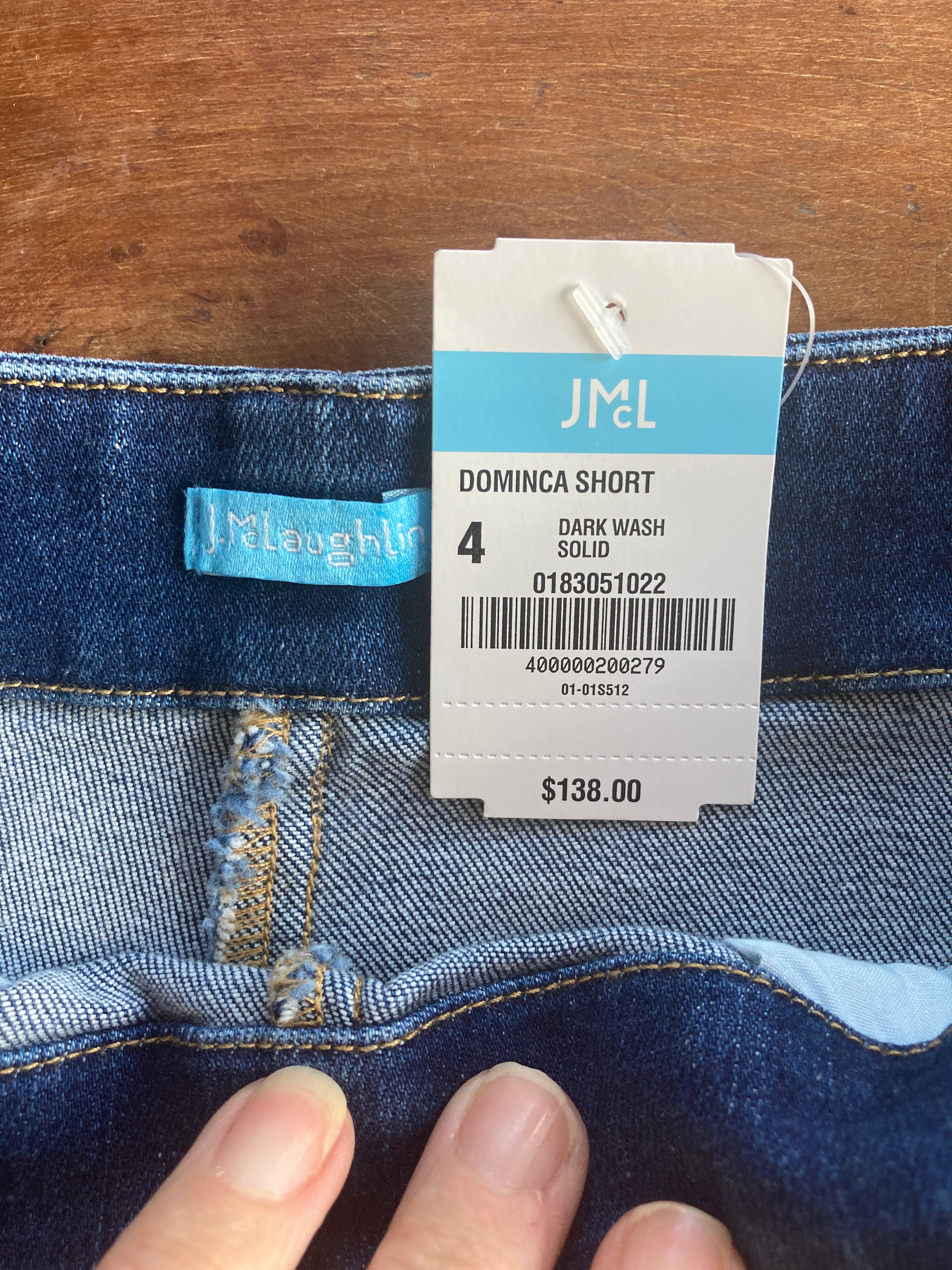 J. McLaughlin Dominica Denim Shorts, 4