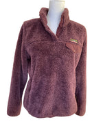 Load image into Gallery viewer, L.L. Bean Purple/Grey Fleece Jacket, S
