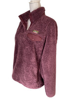 Load image into Gallery viewer, L.L. Bean Purple/Grey Fleece Jacket, S
