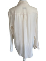 Load image into Gallery viewer, Equipment Ivory Silk Shirt, M
