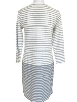 Load image into Gallery viewer, Joules Grey and Ivory Striped Dress, 6
