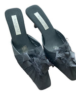 Load image into Gallery viewer, Olivia Rose Tal Black Mules, 7
