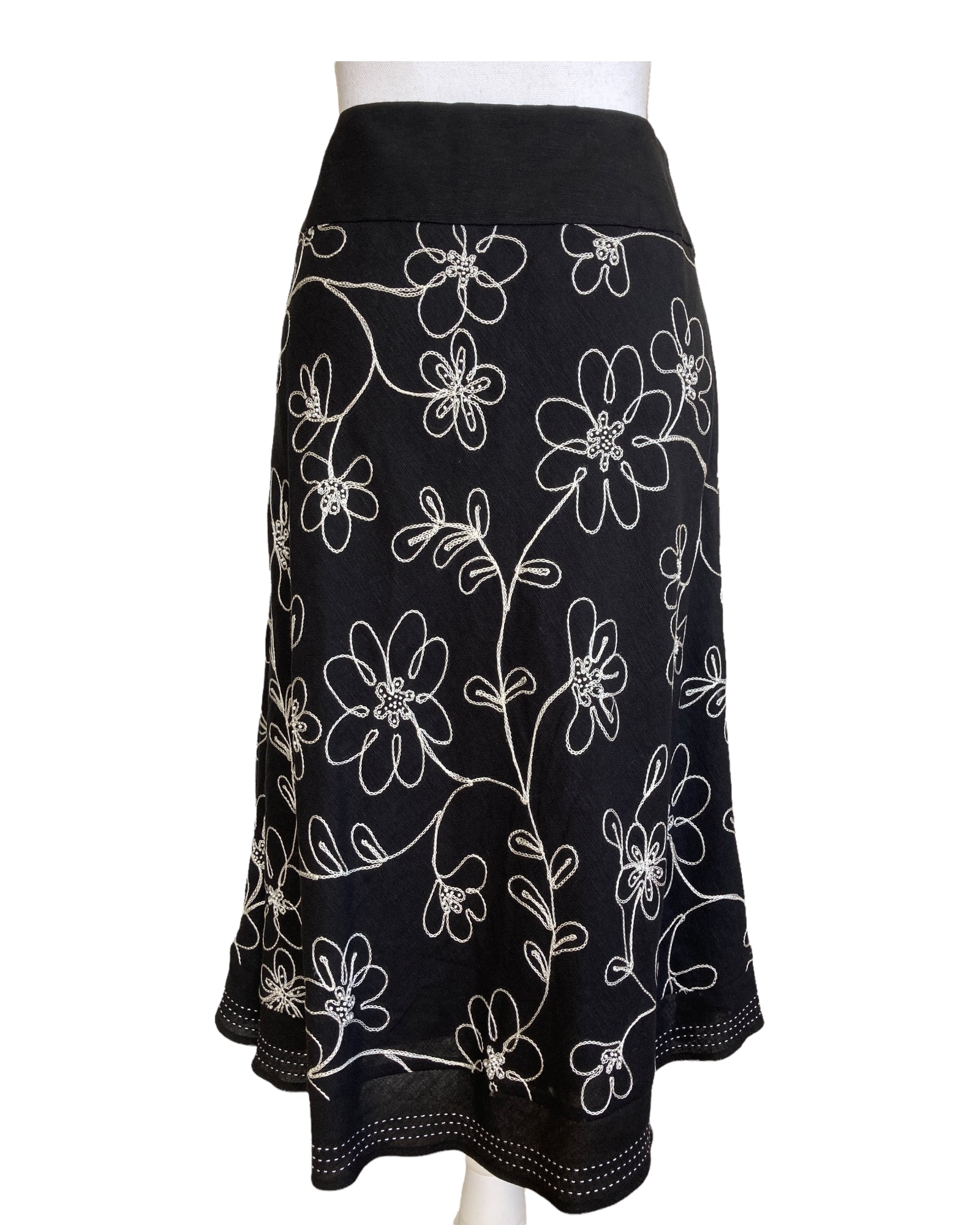Tweeds Black and White Skirt, 4