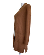 Load image into Gallery viewer, Theory Brown Cashmere Long Cardigan, P
